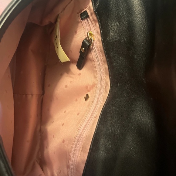 Kate spade black leather crossbody bag - Picture 2 of 2